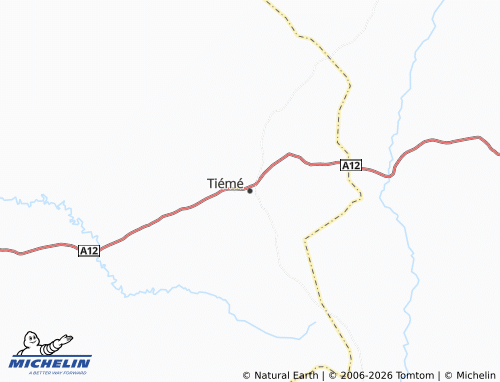 MICHELIN-Landkarte Tiémé - ViaMichelin