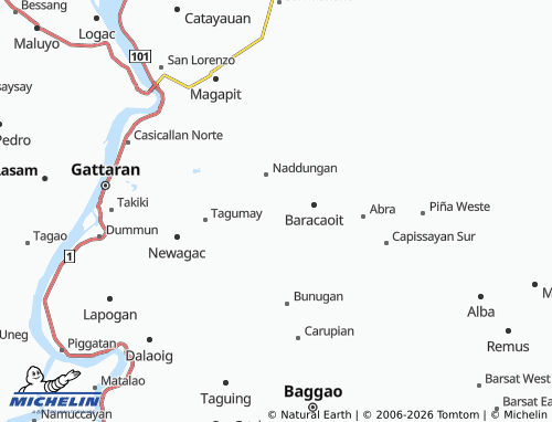 Mappa MICHELIN Nabaccayan - ViaMichelin
