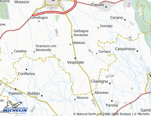 Mapa MICHELIN Vespolate - ViaMichelin