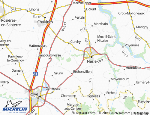Mappa MICHELIN Herly - ViaMichelin