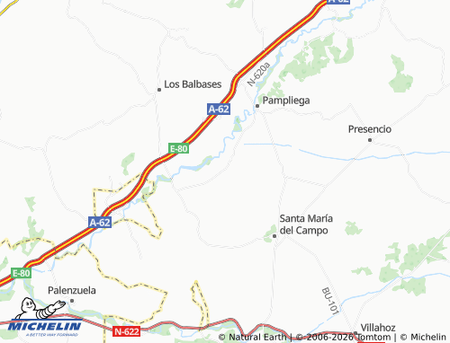 MICHELIN Belbimbre map - ViaMichelin