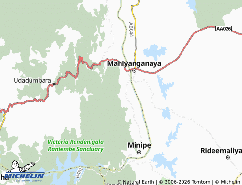 MICHELIN Morayaya map - ViaMichelin