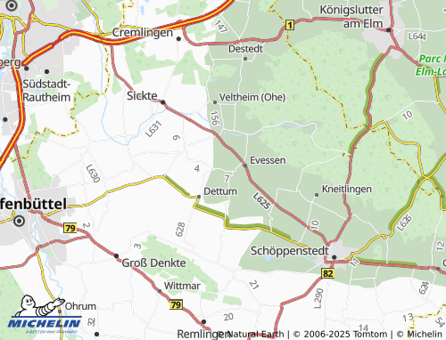 MICHELIN Hachum map - ViaMichelin