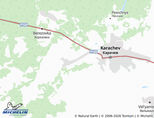Mapa MICHELIN Trykovka - ViaMichelin