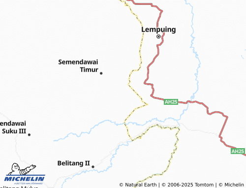 MICHELIN Tulung Harapan map - ViaMichelin