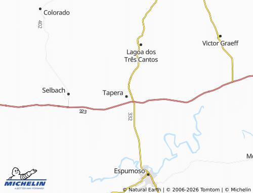 Mapa MICHELIN Tapera - ViaMichelin