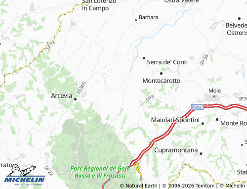 Mappa MICHELIN Castiglioni - ViaMichelin