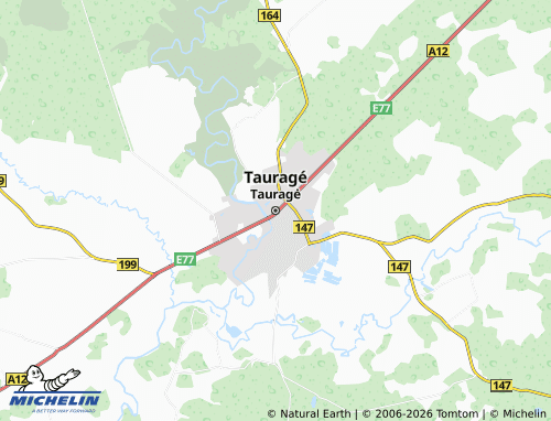 Mapa MICHELIN Tauragė - ViaMichelin