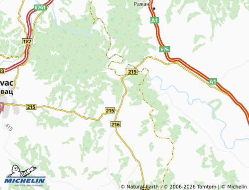 Carte MICHELIN Đunis - ViaMichelin