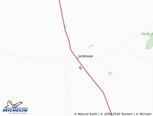 Mapa MICHELIN Jandowae - ViaMichelin