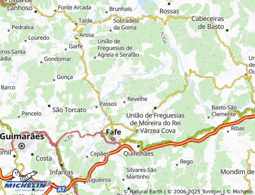 MICHELIN Sabugal map - ViaMichelin