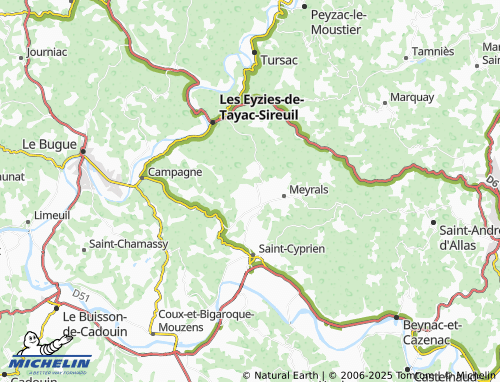 Carte MICHELIN Pechboutier - ViaMichelin