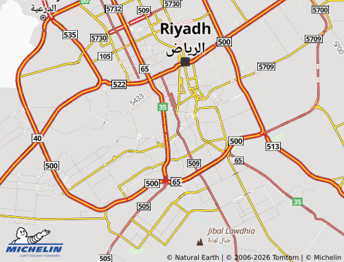 MICHELIN Al Dirah map - ViaMichelin