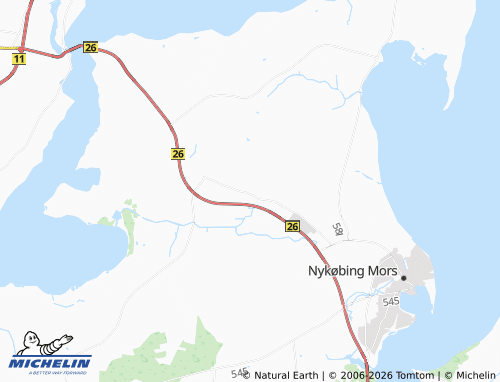 MICHELIN Erslev map - ViaMichelin