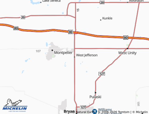 Mappa MICHELIN West Jefferson - ViaMichelin