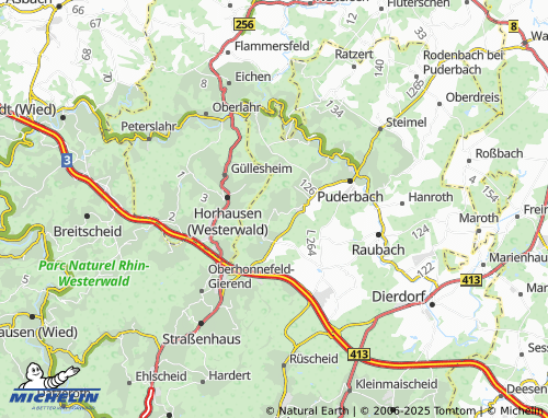 MICHELIN Muscheid map - ViaMichelin