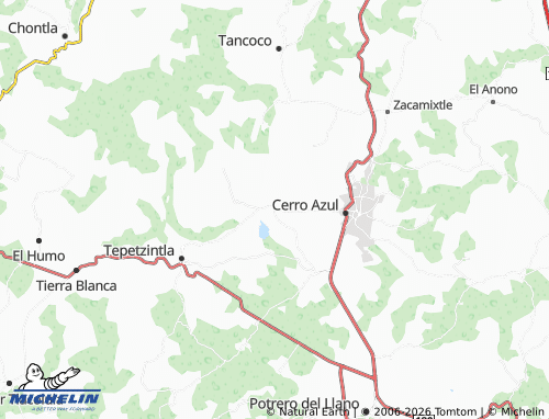 Mapa MICHELIN Piedra Labrada - ViaMichelin
