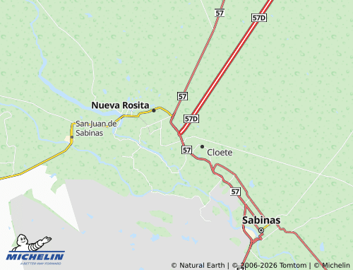 Mapa MICHELIN Las Lomas - ViaMichelin