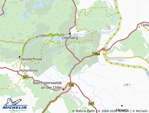 MICHELIN-Landkarte Neuenhagen - ViaMichelin