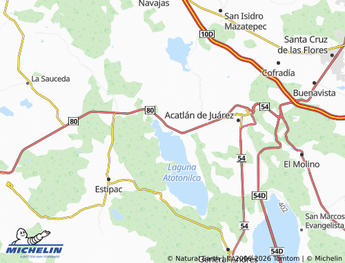 Mappa MICHELIN La Muralla - ViaMichelin