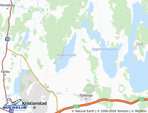 Mappa MICHELIN Österslöv - ViaMichelin