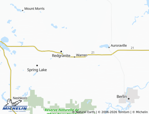 Mappa MICHELIN Warren - ViaMichelin