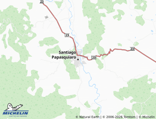 Mappa MICHELIN Santiago Papasquiaro - ViaMichelin