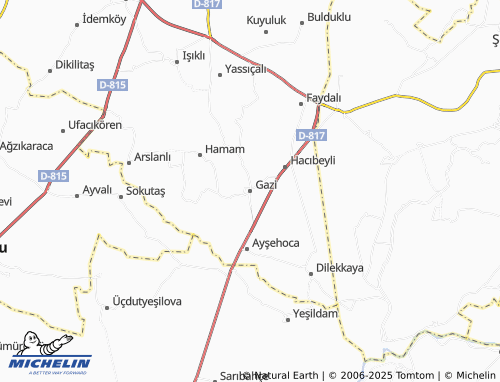 MICHELIN Gazi map - ViaMichelin