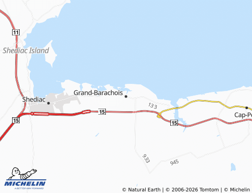 MICHELIN Grand-Barachois map - ViaMichelin
