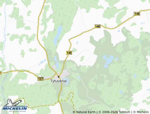 MICHELIN Budraičiai map - ViaMichelin