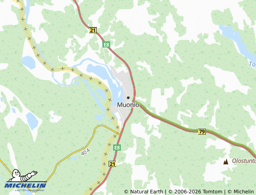MICHELIN-Landkarte Muonio - ViaMichelin