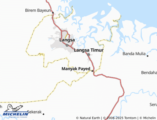 MICHELIN Buket Meudang Ara map - ViaMichelin