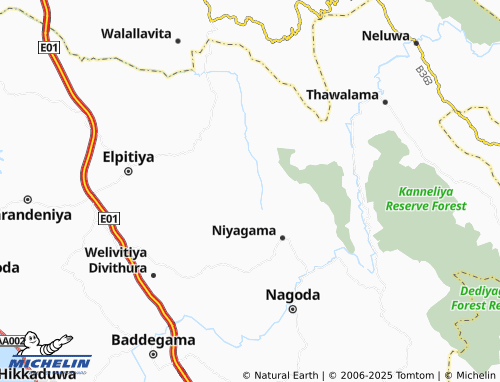MICHELIN Duwegoda map - ViaMichelin