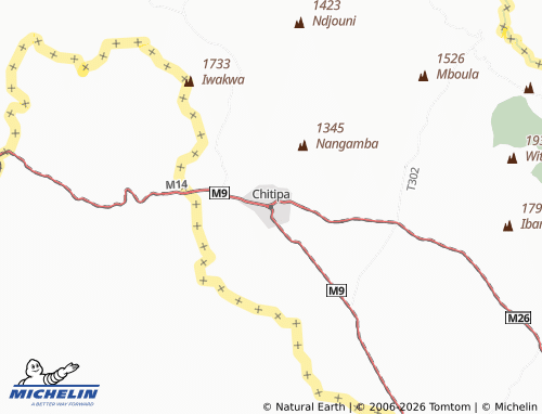 Mappa MICHELIN Chitipa - ViaMichelin