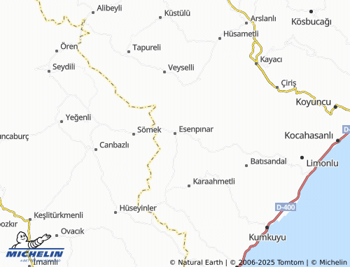 MICHELIN Esenpınar map - ViaMichelin