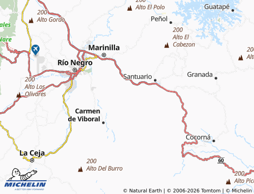MICHELIN Aldana map - ViaMichelin