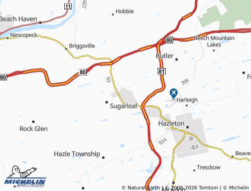 Mappa MICHELIN Conyngham - ViaMichelin