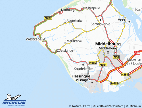 Carte MICHELIN Biggekerke - ViaMichelin