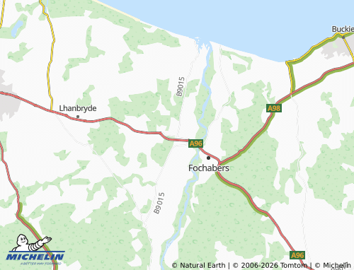 Carte MICHELIN Mosstodloch - ViaMichelin