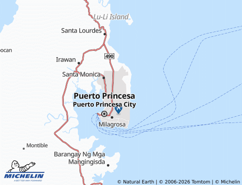 MICHELIN San Manuel map - ViaMichelin