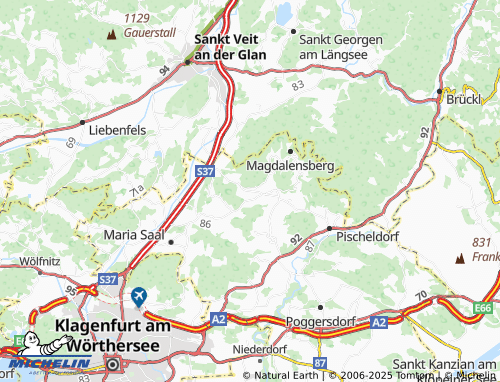 Carte MICHELIN Treffelsdorf - ViaMichelin