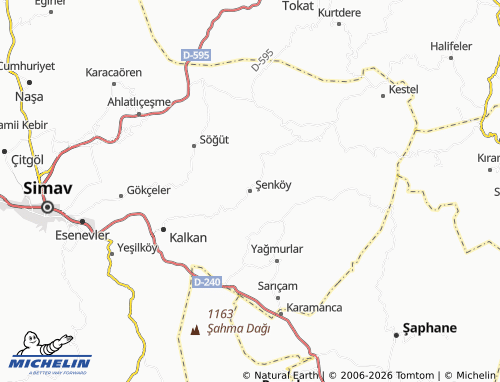 Mapa MICHELIN Şenköy - ViaMichelin