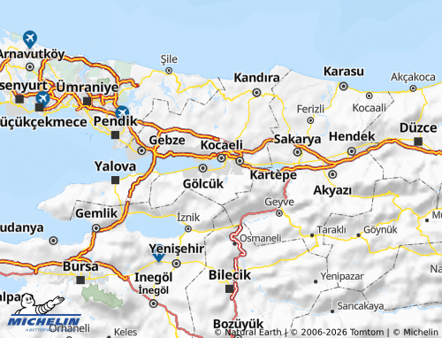 MICHELIN-Landkarte Başiskele - ViaMichelin