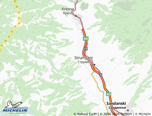 Mapa MICHELIN Kamenitsa - ViaMichelin