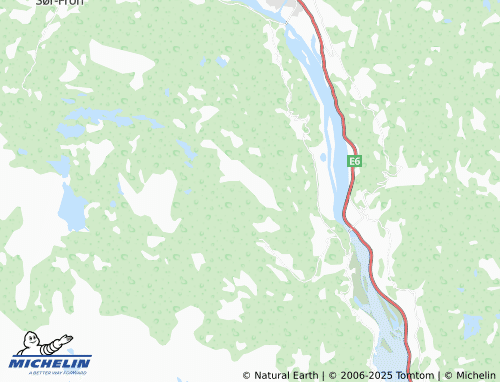 MICHELIN Kvitfjellet map - ViaMichelin