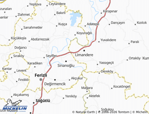 Mappa MICHELIN Kurumeşe - ViaMichelin