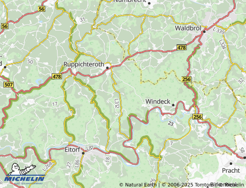 MICHELIN Gutmannseichen map - ViaMichelin