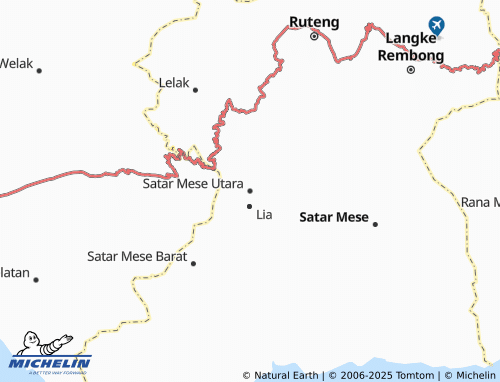 MICHELIN Satar Mese Utara map - ViaMichelin