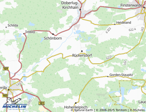 MICHELIN-Landkarte Friedersdorf - ViaMichelin