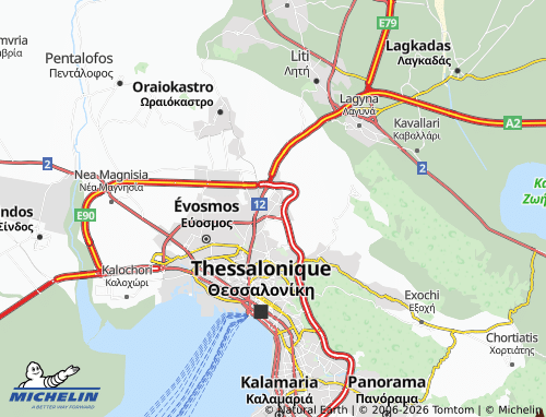 Mapa MICHELIN Efkarpia - ViaMichelin